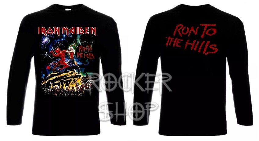 Tričko IRON MAIDEN pánske-Run To The Hills/dlhý rukáv