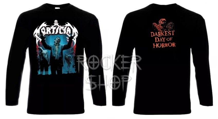 Tričko MORTICIAN pánske-Darkest Day Of Horror/dlhý rukáv