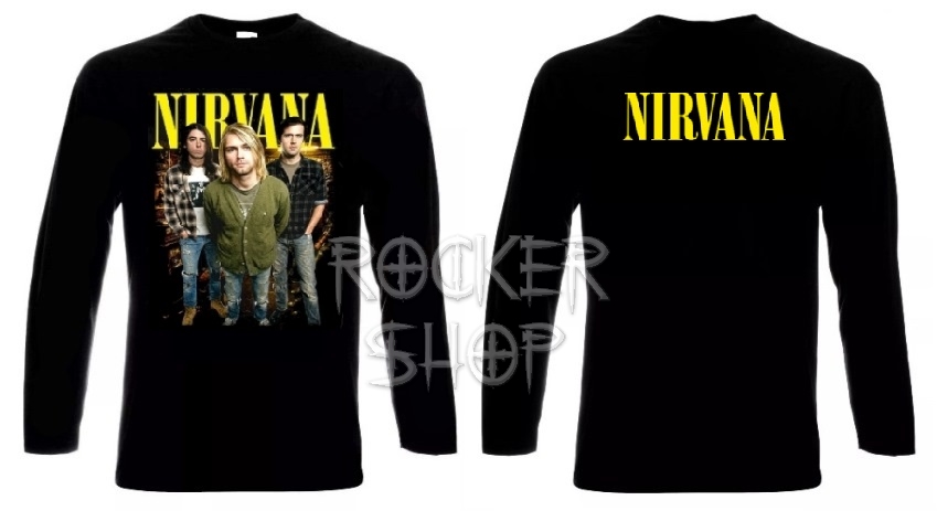 Tričko NIRVANA pánske-Band/dlhý rukáv