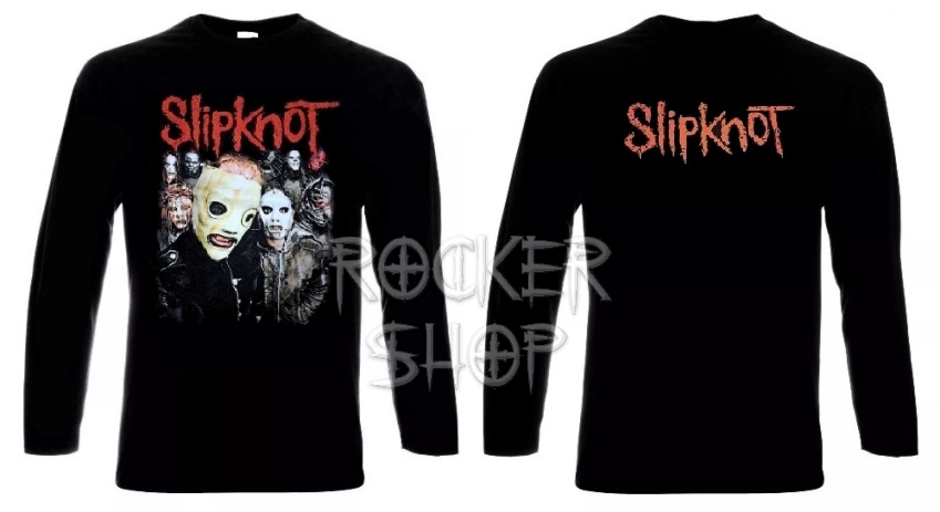 Tričko SLIPKNOT pánske-Band/dlhý rukáv