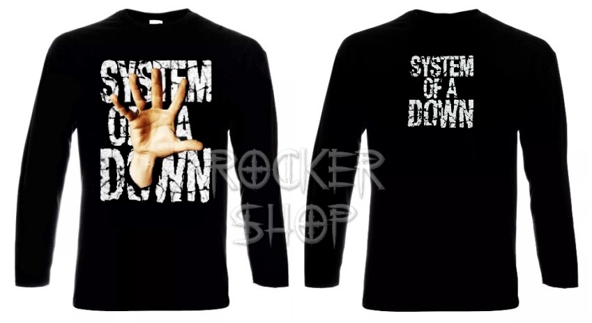 Tričko SYSTEM OF A DOWN pánske-Hand/dlhý rukáv