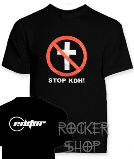 Tričko EDITOR pánske-Stop KDH!