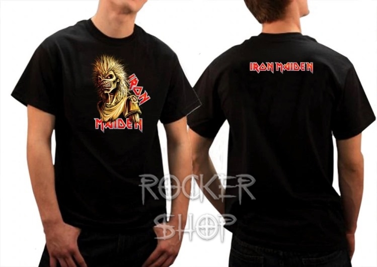 Tričko IRON MAIDEN pánske-Eddie Yellow