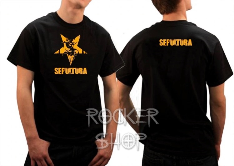 Tričko SEPULTURA pánske-Star Logo