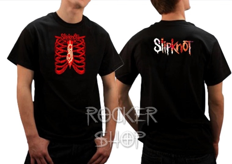 Tričko SLIPKNOT pánske-Ribs