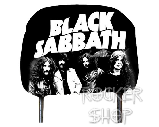 Návlek na opierku hlavy BLACK SABBATH-Band