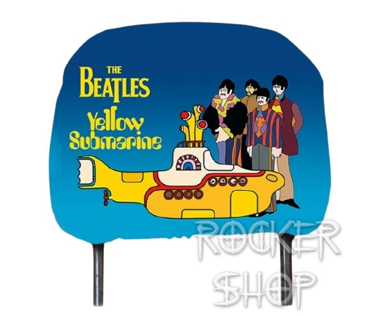 Návlek na opierku hlavy BEATLES-Yellow Submarine
