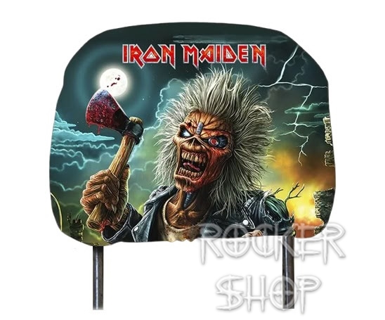 Návlek na opierku hlavy IRON MAIDEN-Run For Your Lives
