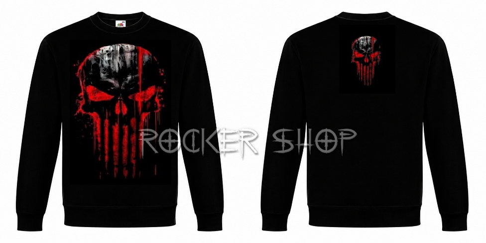 Mikina PUNISHER pánska-Bloody Skull