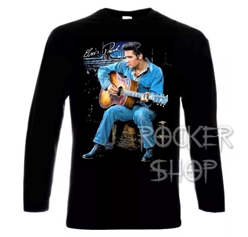 Tričko ELVIS PRESLEY pánske-Signature/dlhý rukáv 