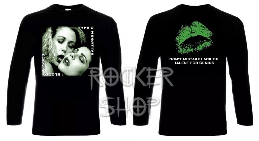 Tričko TYPE O NEGATIVE pánske-Bloody Kisses Cover/dlhý rukáv