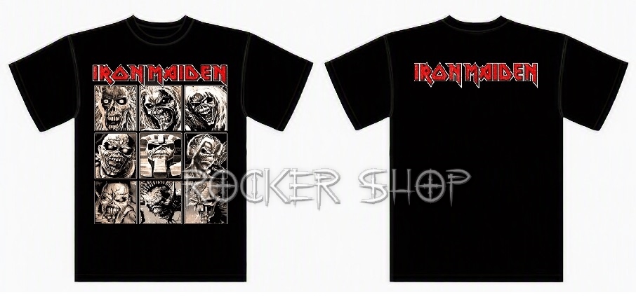 Tričko IRON MAIDEN pánske-Nine Eddies