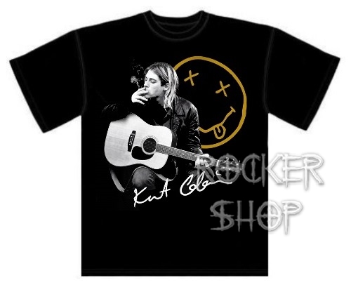 Tričko NIRVANA pánske-Kurt Cobain Signature