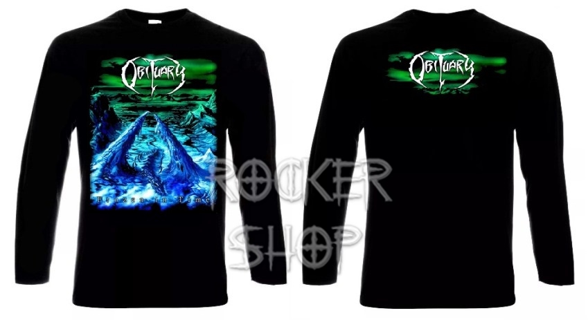 Tričko OBITUARY pánske-Frozen Time/dlhý rukáv