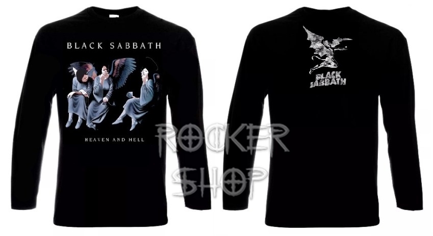 Tričko BLACK SABBATH pánske-Heaven And Hell/dlhý rukáv 