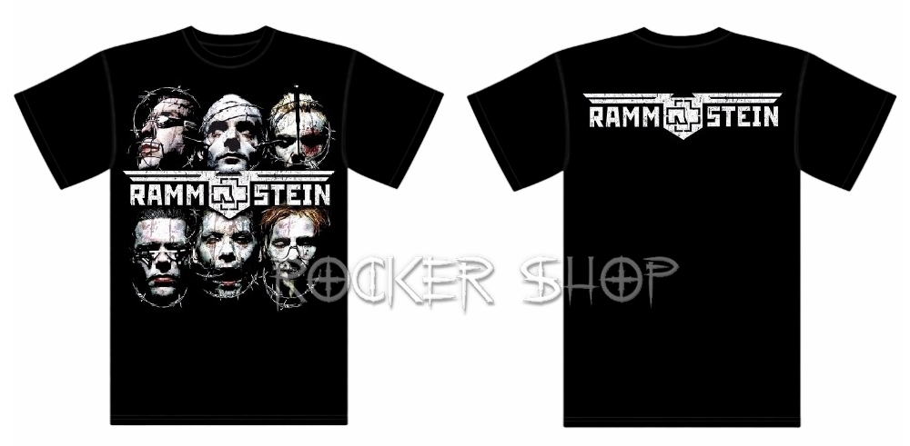 Tričko RAMMSTEIN pánske-Barbed Wire Band
