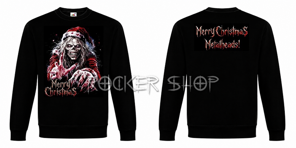 Mikina MERRY CHRISTMAS METALHEADS! pánska