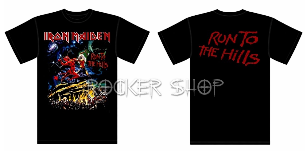 Tričko IRON MAIDEN pánske-Run To The Hills
