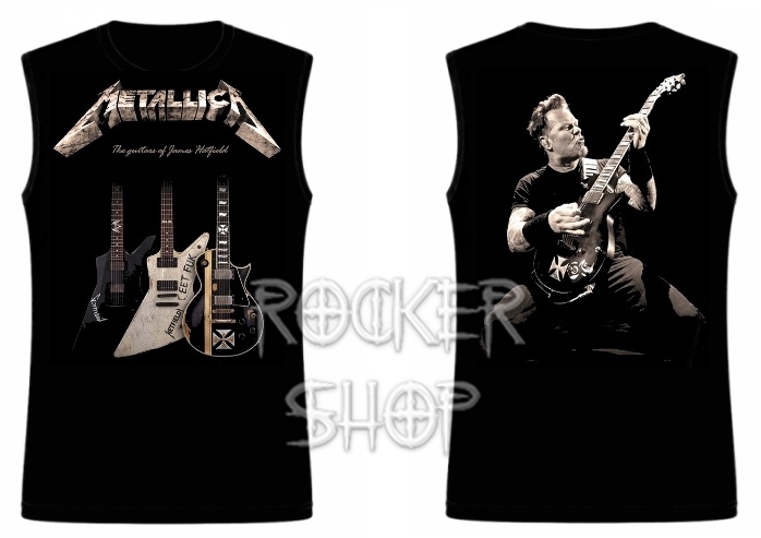 Tričko METALLICA pánske-James Hetfield Guitars/bez rukávov
