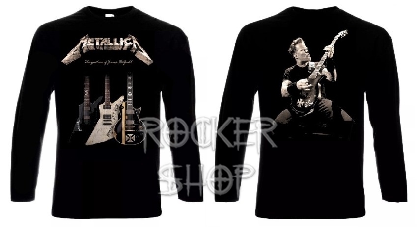 Tričko METALLICA pánske-James Hetfield Guitars/dlhý rukáv