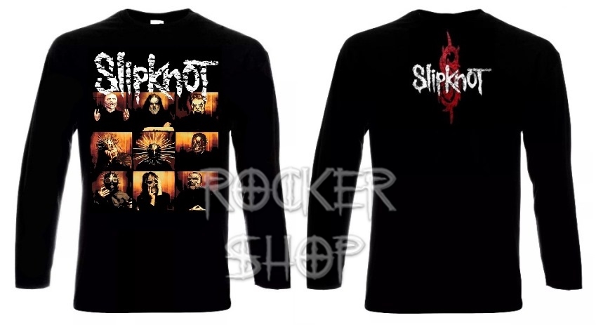 Tričko SLIPKNOT pánske-Band In Frames/dlhý rukáv