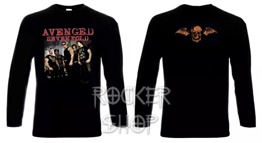 Tričko AVENGED SEVENFOLD pánske-Band/dlhý rukáv 