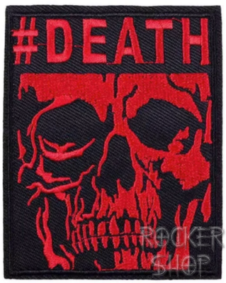 Nášivka DEATH nažehľovacia-Skull