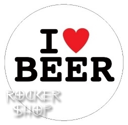 Odznak I LOVE BEER