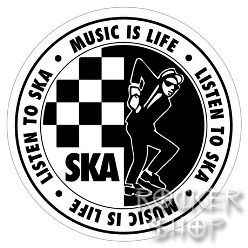 Odznak LISTEN TO SKA