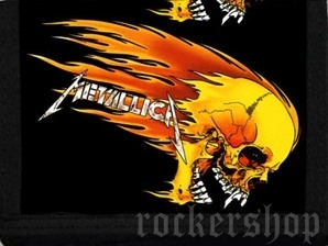 Peňaženka METALLICA-Flames Skull