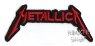 Nášivka METALLICA nažehľovacia-Red Logo Cut