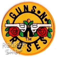 Nášivka GUNS N´ROSES nažehľovacia-Bullet Logo