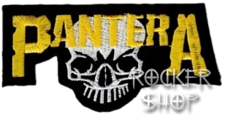 Nášivka PANTERA nažehľovacia-Skull Logo