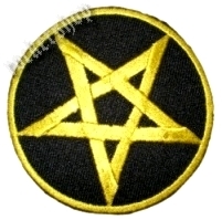 Nášivka PENTAGRAM nažehľovacia-Yellow