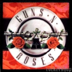 Nášivka GUNS N´ROSES foto-Bullet Logo Red