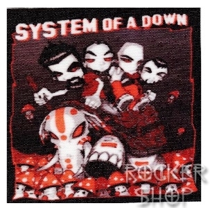 Nášivka SYSTEM OF A DOWN foto-Cartoon