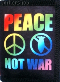 Peňaženka PEACE NOT WAR