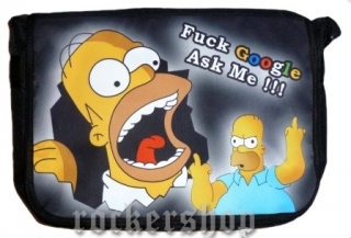 Taška HOMER SIMPSON-Fuck Google Ask Me!!!