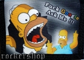 Peňaženka HOMER SIMPSON-Fuck Google Ask Me!!!