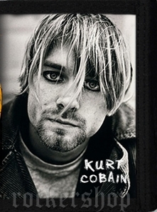 Peňaženka NIRVANA-Kurt Cobain BW