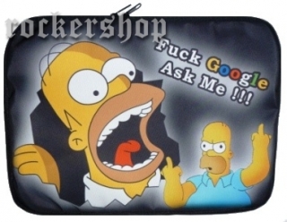 Púzdro na notebook HOMER SIMPSON-Fuck Google Ask Me!!!