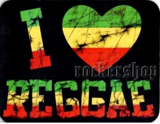 Podložka pod myš I LOVE REGGAE-Heart