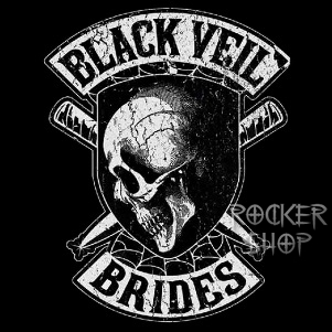 Nálepka BLACK VEIL BRIDES-Skull