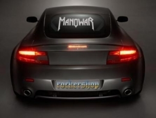 Nálepka MANOWAR na sklo-Logo