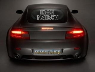 Nálepka IRON MAIDEN na sklo-Logo