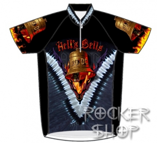 Dres AC/DC cyklistický pánsky-Hell´s Bells Retro