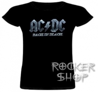 Tričko AC/DC dámske-Back In Black