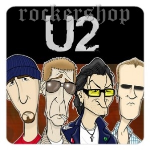 Magnetka U2-Caricature
