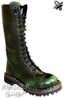 Topánky STEADY´S - 15 dierkové green