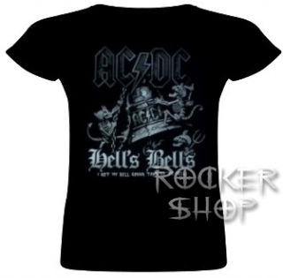 Tričko AC/DC dámske-Hell´s Bells BW